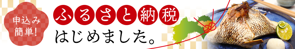 ふるさと納税はじめました
