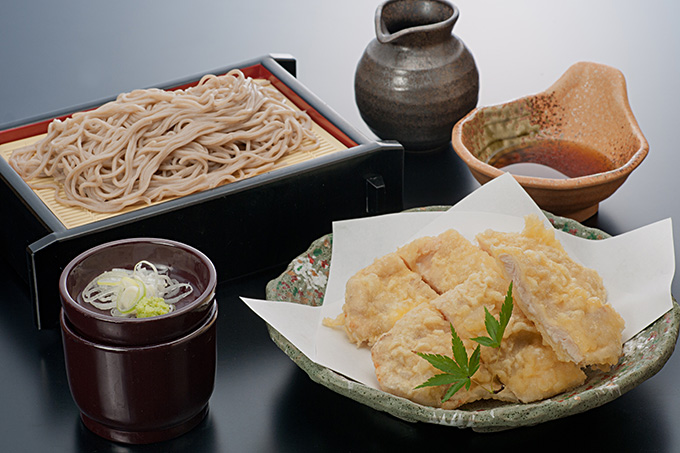 鶏天蕎麦